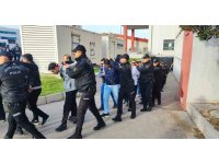 Bayğaralar suç örgütüne yönelik operasyonda gözaltına alınan 287 şüpheli adliyeye sevk edildi