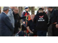 Eşinin cenazesinde fenalaştı, sağlıkçılar müdahale etti