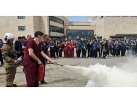 Dörtyol Devlet Hastanesi’nde yangın güvenliği eğitimi