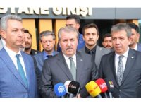 Yaralı öğrencileri ziyaret eden BBP lideri Destici’den ’aile’ vurgusu