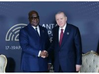 Cumhurbaşkanı Erdoğan, Kongo Demokratik Cumhuriyeti Cumhurbaşkanı Tshisekedi ile görüştü