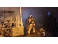 Arsuz’da evin bodrumunda yangın çıktı