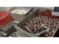 Mersin’de sentetik ecza imalathanesine operasyon: Binlerce hap ele geçirildi, 2 tutuklama