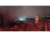 Konteyner yangınında 1 kişi öldü