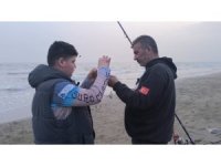 Oltalar, birincilik için denize atıldı