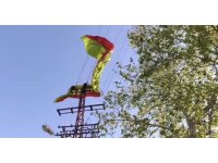 Osmaniye’de yamaç paraşütü pilotu iniş sırasında elektrik tellerine takıldı
