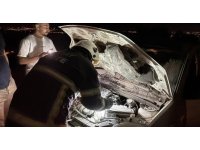 Kırıkhan’da otomobil yangını