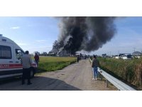 Antalya’da patates üretim tesisinde yangın