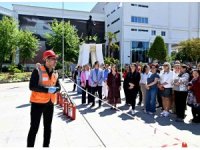 Muratpaşa’da yangın tatbikatı