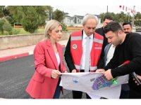 Duacı’da alt yapı çalışmaları tamamlanan 34 sokağa sıcak asfalt