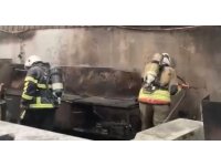 Dörtyol’da tel fabrikasında yangın