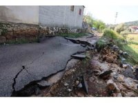 Kozan’da selin izleri havadan görüntülendi