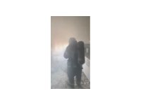 Osmaniye’de apartmanın 3’üncü katında çıkan yangın söndürüldü