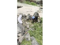 Göldeki çöpleri toplayan çocuk çobandan sitem: "Hayvanlar kirletmiyor, siz kirletiyorsunuz"