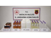 Konyaaltı’nda kaçak alkol operasyonu