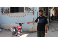 Çalınan motosikletinin peşine düştü, hırsızlara yetişemedi