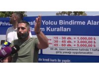 Antalya Havalimanında VIP taşımacıların eylemi