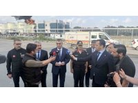 Mersin Valisi Toros: "Önceliğimiz yangının diğer tanklara sıçramasını önlemek"