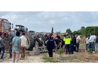 Adana’da devrilen traktörün altında kalan sürücü hayatını kaybetti