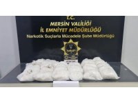 Mersin’de depoya baskın: 27 kilodan fazla metamfetamin ele geçirildi