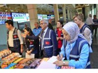 Antalya otogarında bayram öncesi bilet ve fiyat etiketi denetimi