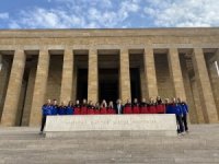 Anıtkabir’i ziyaret ettiler