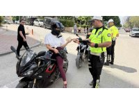 Adana’da 274 motosiklet sürücüsüne ceza kesildi