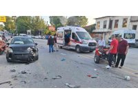 Otomobille çarpışan ATV’nin sürücüsü yaralandı