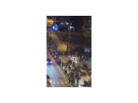 Kaza yapan araçtaki 3 kişi kaçtı, kısa sürede polise yakalandı