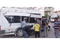 Tarım işçilerini taşıyan iki minibüs çarpıştı: 5 yaralı