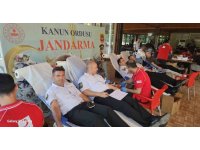 Antalya İl Jandarma Komutanlığı’ndan kan bağışına destek