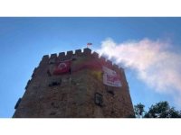 Alanya’da JAK ekiplerinden Alanya Kızılkule’de nefes kesen gösteri