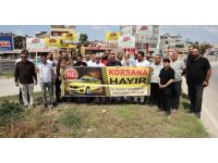 Taksiciler konvoyla korsan taşımacılığa tepki gösterdi