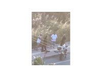 Mersin’de üst aramasında polislere direnen şahıslar ile polisler arasında arbede