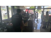 Hassa’da dönercide korkutan yangın