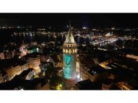 Kahramanmaraş’ın edebiyat ışığı Galata Kulesi’ne yansıdı
