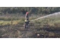 Osmaniye’de tankerin lastiklerinden çıkan yangın zeytin bahçesine sıçradı