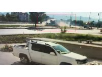 25 yaşındaki sürücünün hayatını kaybettiği feci kaza anı güvenlik kamerasında