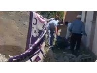 Yalnız yaşayan adam bahçe duvarının altında ölü bulundu