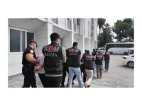 Mersin’de suç örgütüne yönelik operasyonda 16 tutuklama