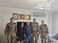 Hatay polisinden şehit ailelerine babalar günü ziyareti