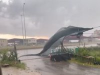 Adana’da kuvvetli rüzgar ve yağış ekili oldu, seralar zarar gördü