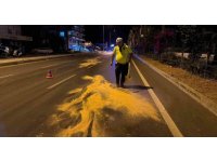 Trafik polisinden örnek davranış