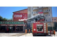 Burdur’da baca yangını
