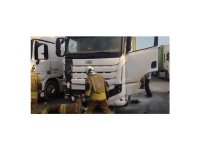 İskenderun’da tır yangını