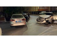 Manavgat’ta otomobiller çarpıştı: 4 yaralı