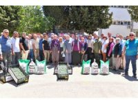 Gülnarlı üreticilere fide, ekipman ve sulama desteği