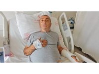 Tur otobüsünün sıkıştırdığını iddia ettiği motosiklet sürücüsü ağır yaralandı