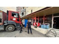 Osmaniye’de iş yeri yangını