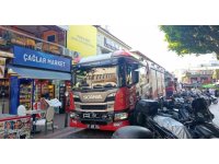 Alanya’da restoran bacasında çıkan duman paniğe neden oldu